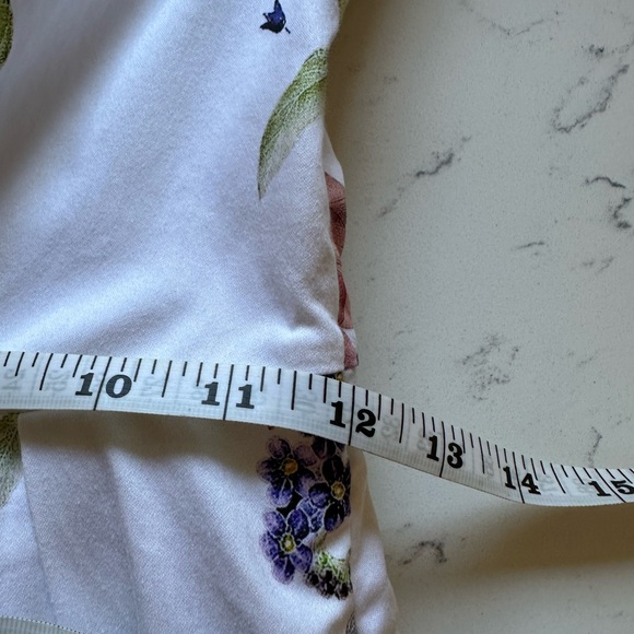 ASOS off the shoulder fit and flare floral DRESS size 0 EUC MULTI COLOR - Picture 11 of 11